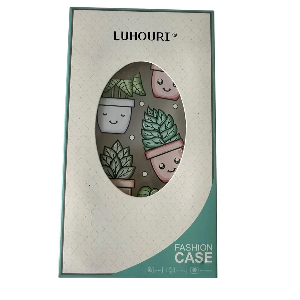 Luhouri Cute Succulent‎ Plant Phone Case Clear TPU Cover Kawaii Design iPhone 11